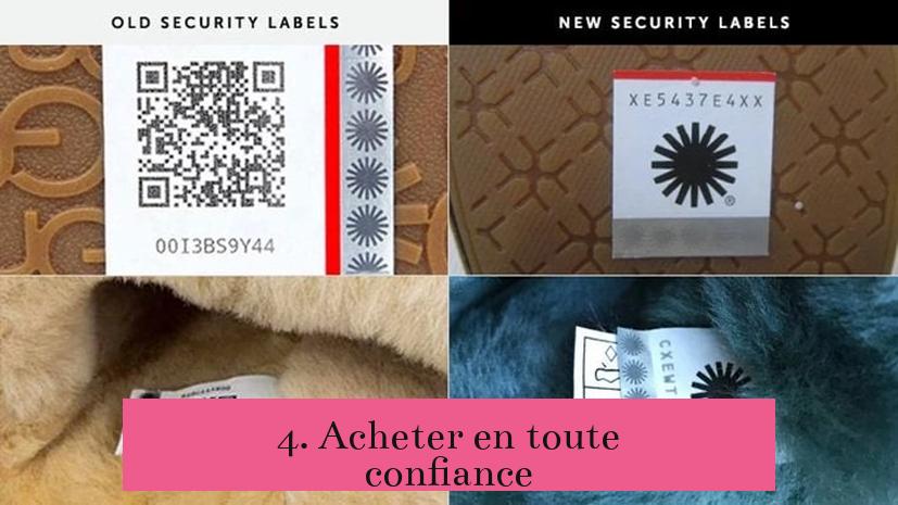 4. Acheter en toute confiance