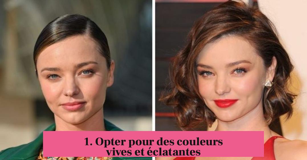 1. Opter pour des couleurs vives et éclatantes