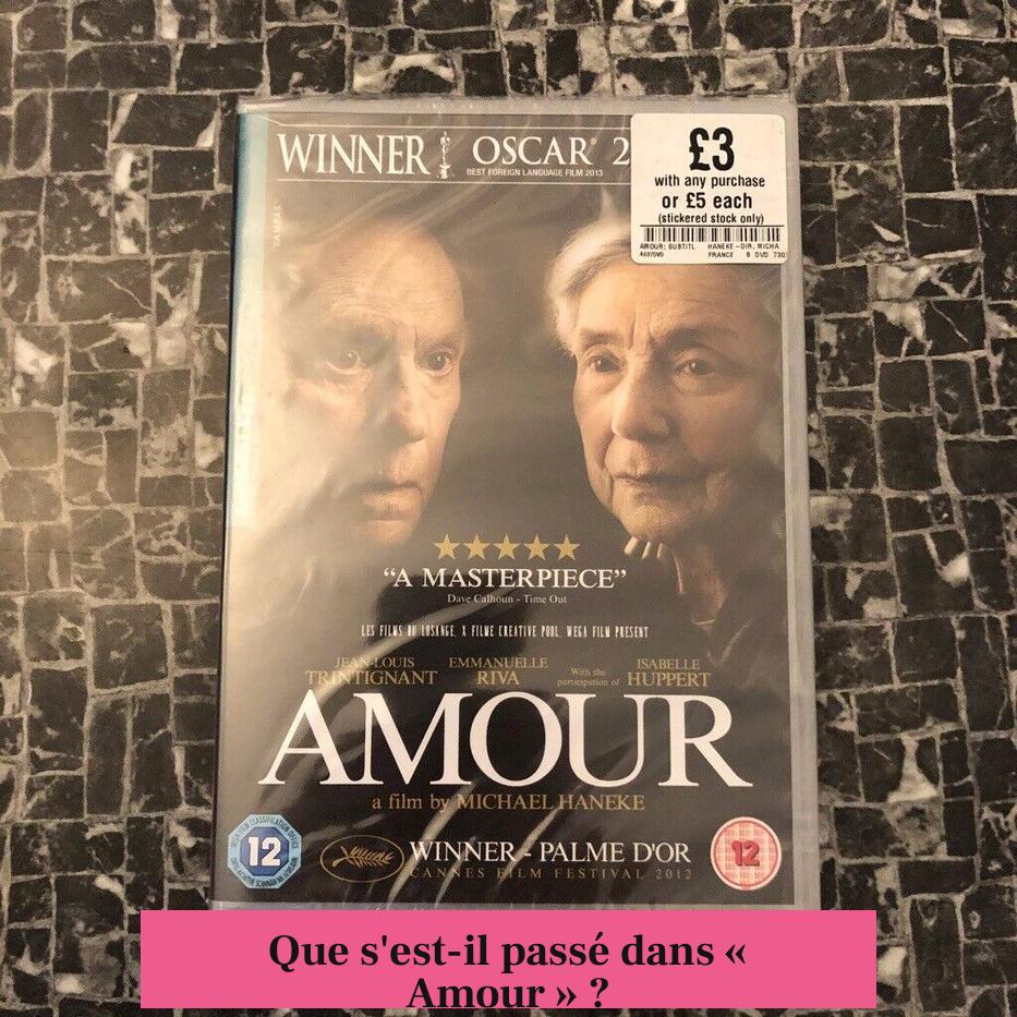 Que s'est-il passé dans « Amour » ?