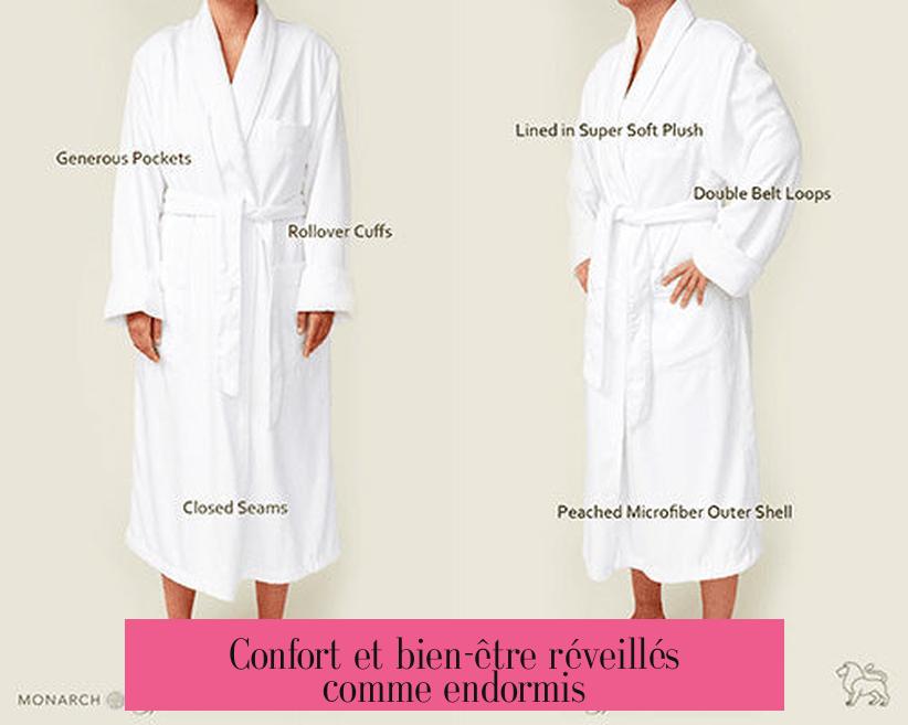 Confort et bien-être réveillés comme endormis