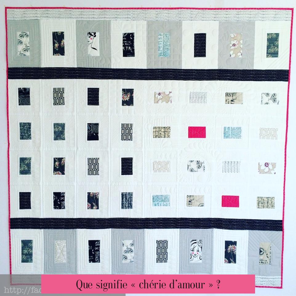 Que signifie « chérie d’amour » ?
