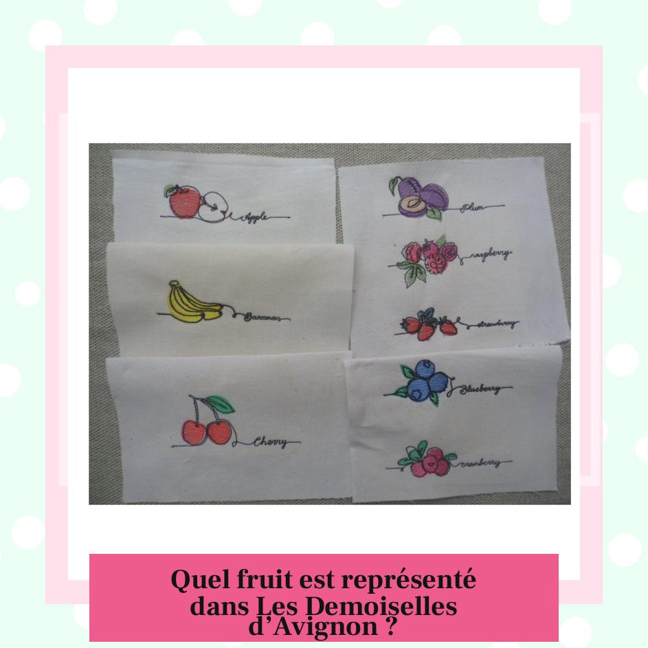 Quel fruit est représenté dans Les Demoiselles d’Avignon ?