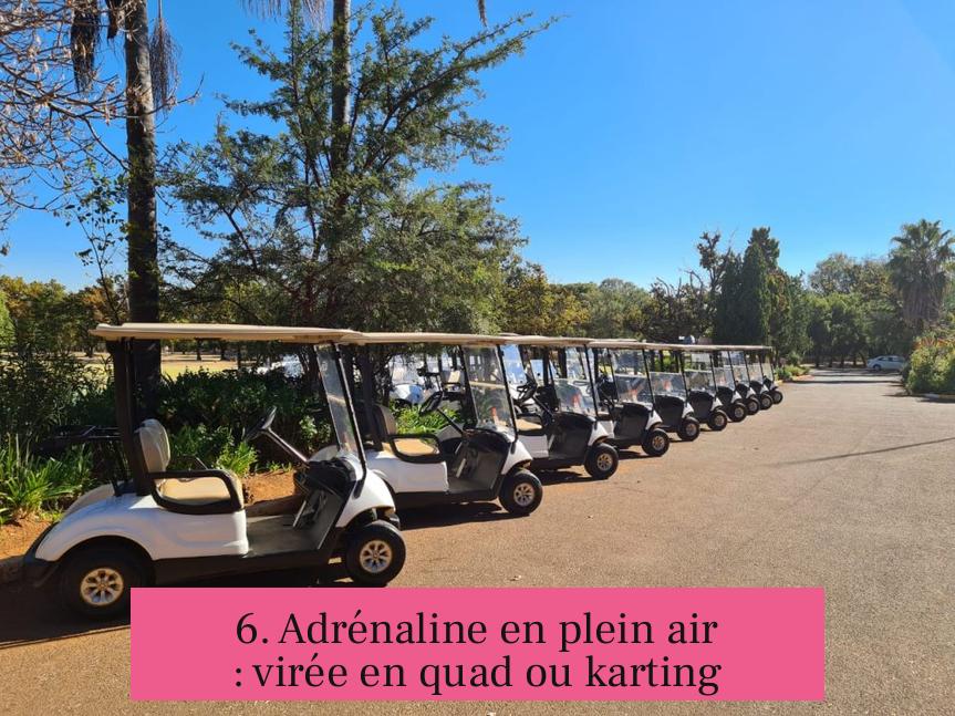6. Adrénaline en plein air : virée en quad ou karting