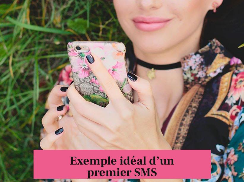 Exemple idéal d’un premier SMS