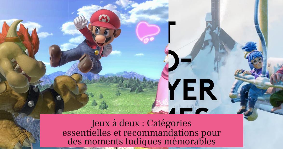Jeux à deux : Catégories essentielles et recommandations pour des moments ludiques mémorables
