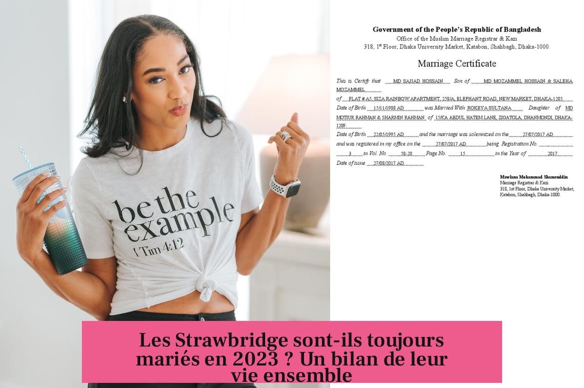 Les Strawbridge sont-ils toujours mariés en 2023 ? Un bilan de leur vie ensemble