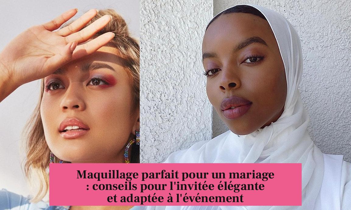 Maquillage parfait pour un mariage : conseils pour l'invitée élégante et adaptée à l'événement