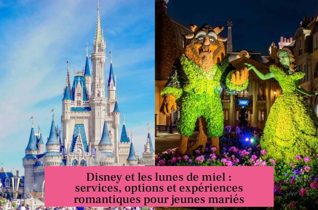 Disney et les lunes de miel : services, options et expériences romantiques pour jeunes mariés