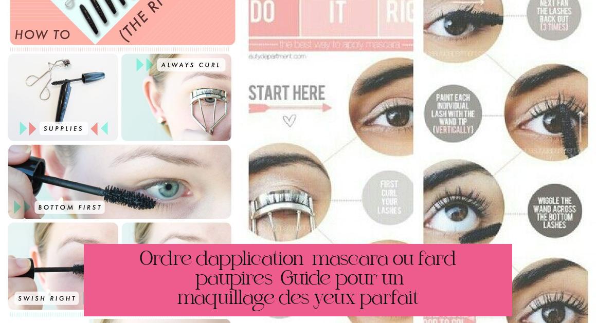 Ordre d'application : mascara ou fard à paupières ? Guide pour un maquillage des yeux parfait