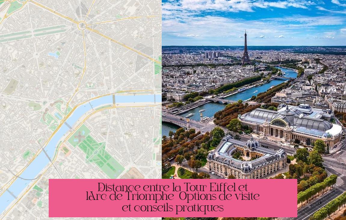 Distance entre la Tour Eiffel et l'Arc de Triomphe : Options de visite et conseils pratiques