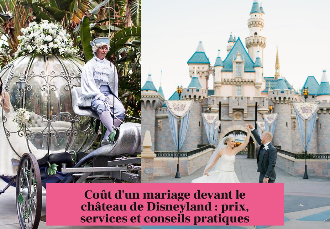 Coût d'un mariage devant le château de Disneyland : prix, services et conseils pratiques