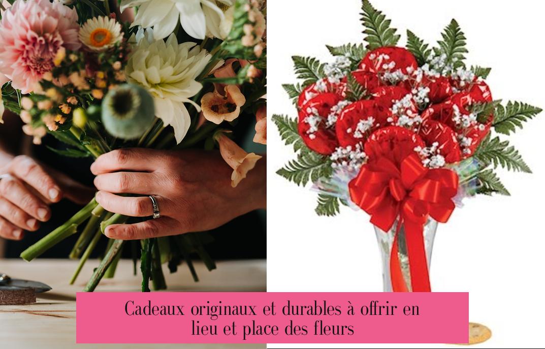 Cadeaux originaux et durables à offrir en lieu et place des fleurs