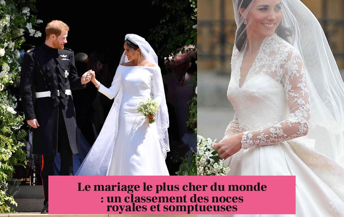 Le mariage le plus cher du monde : un classement des noces royales et somptueuses