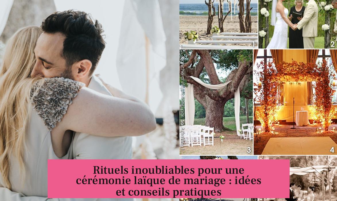 Rituels inoubliables pour une cérémonie laïque de mariage : idées et conseils pratiques