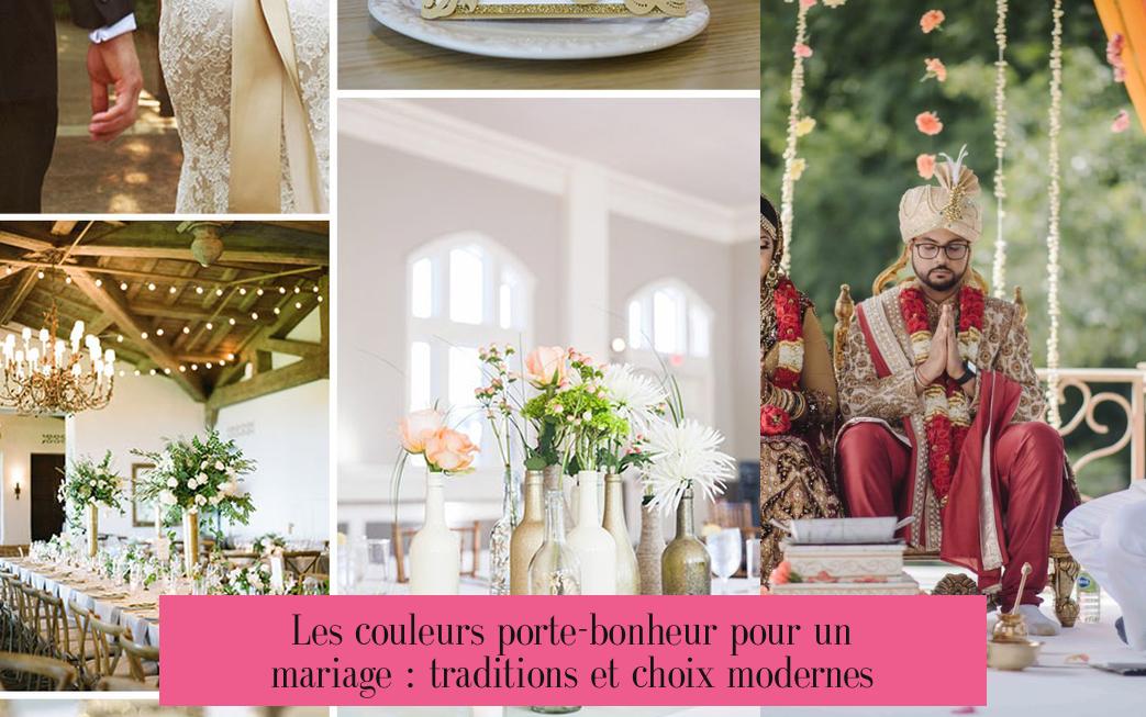 Les couleurs porte-bonheur pour un mariage : traditions et choix modernes