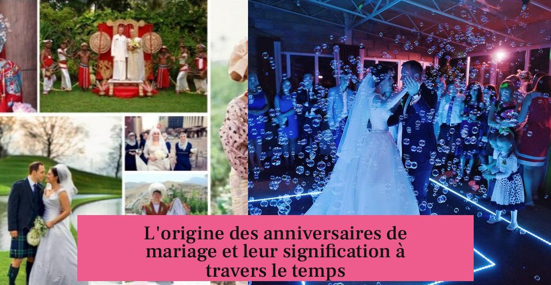 L'origine des anniversaires de mariage et leur signification à travers le temps
