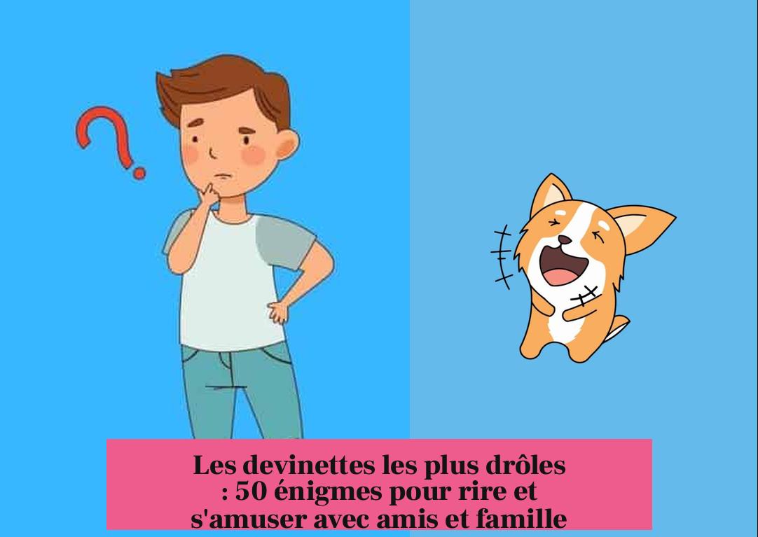Les devinettes les plus drôles : 50 énigmes pour rire et s'amuser avec amis et famille