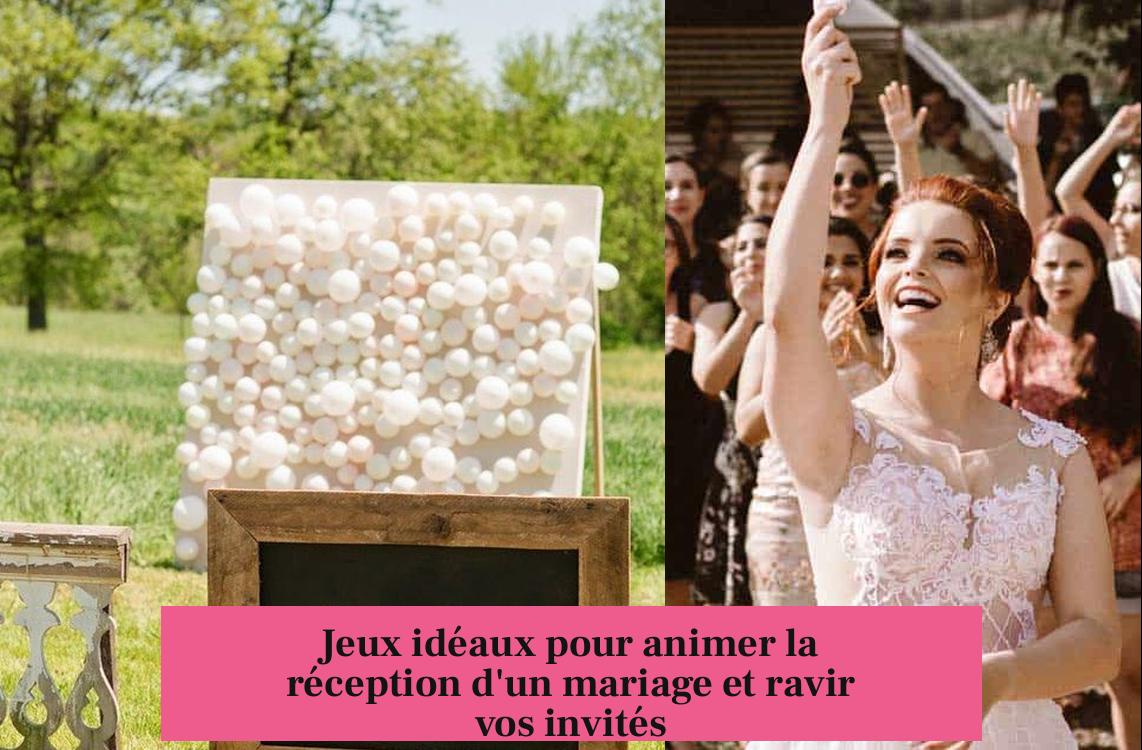 Jeux idéaux pour animer la réception d'un mariage et ravir vos invités