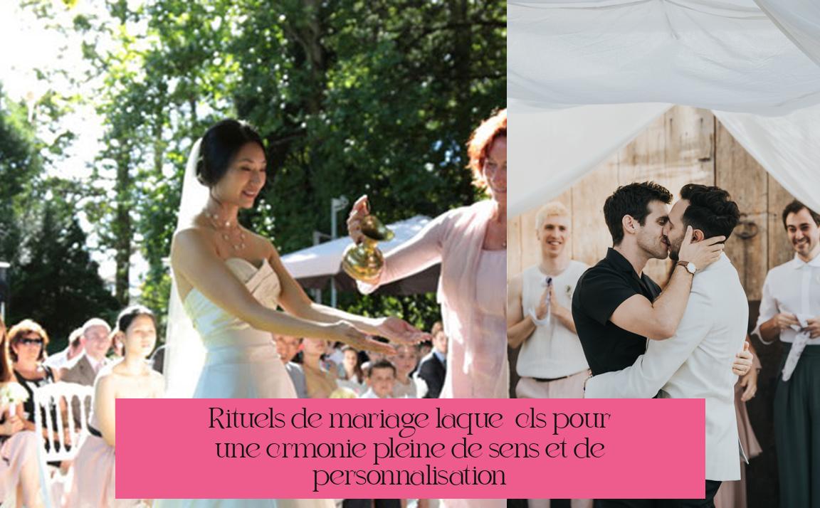 Rituels de mariage laïque : clés pour une cérémonie pleine de sens et de personnalisation