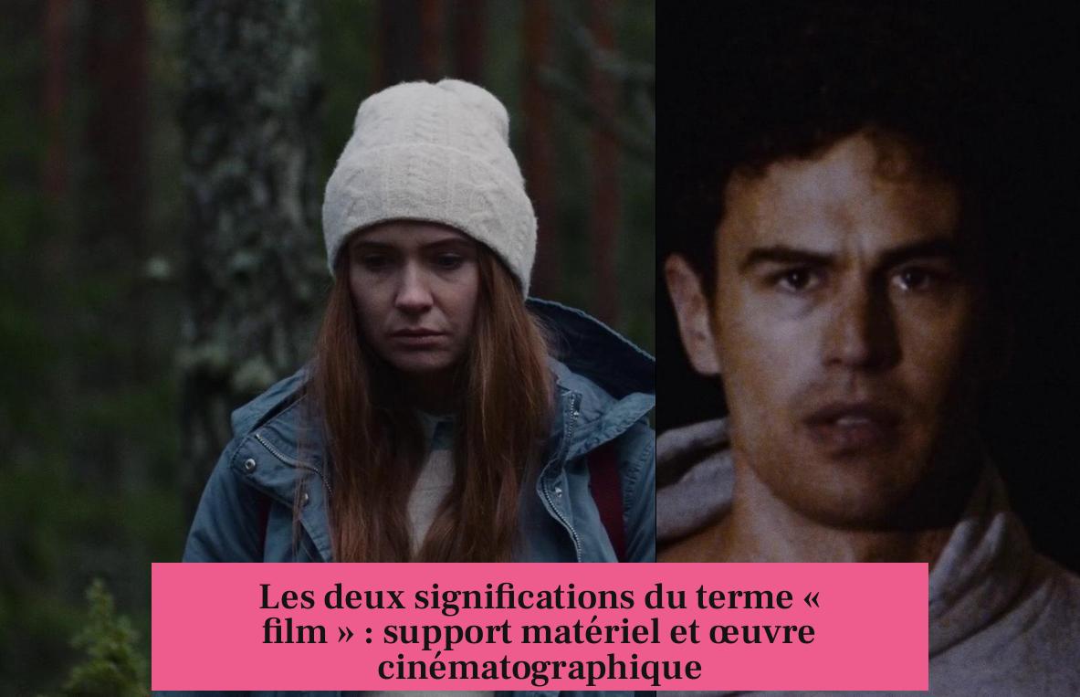 Les deux significations du terme « film » : support matériel et œuvre cinématographique