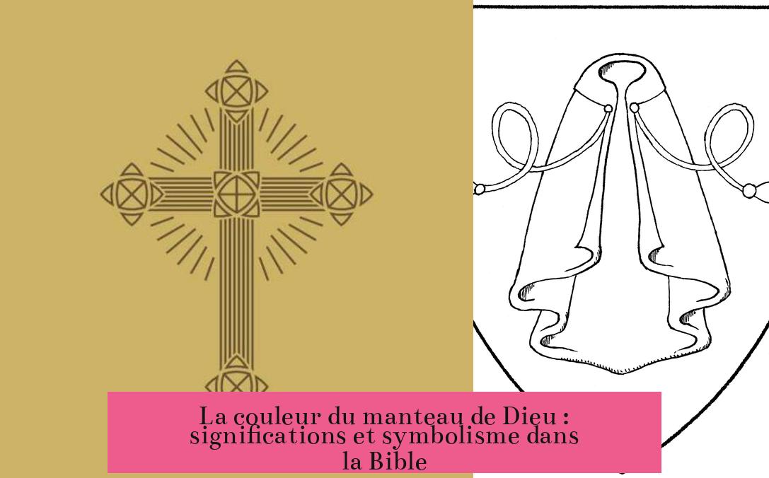 La couleur du manteau de Dieu : significations et symbolisme dans la Bible