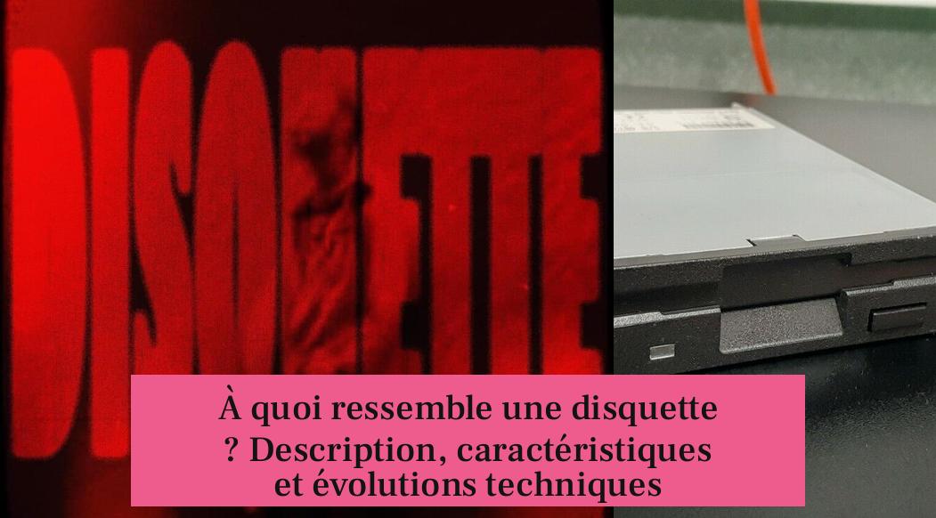 À quoi ressemble une disquette ? Description, caractéristiques et évolutions techniques