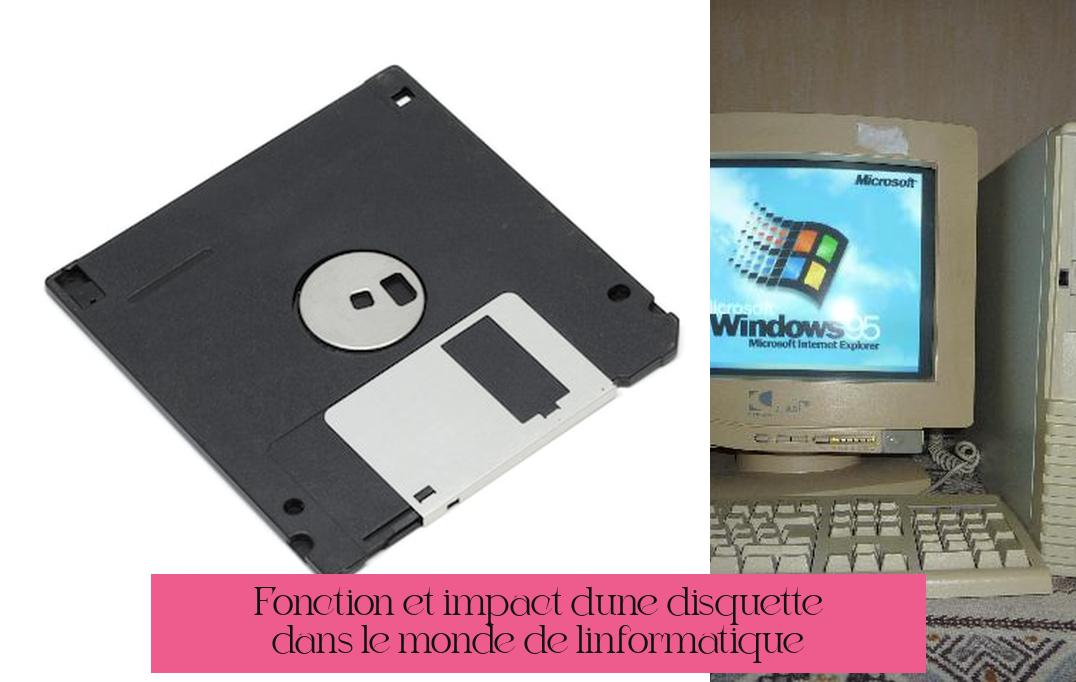 Fonction et impact d'une disquette dans le monde de l'informatique