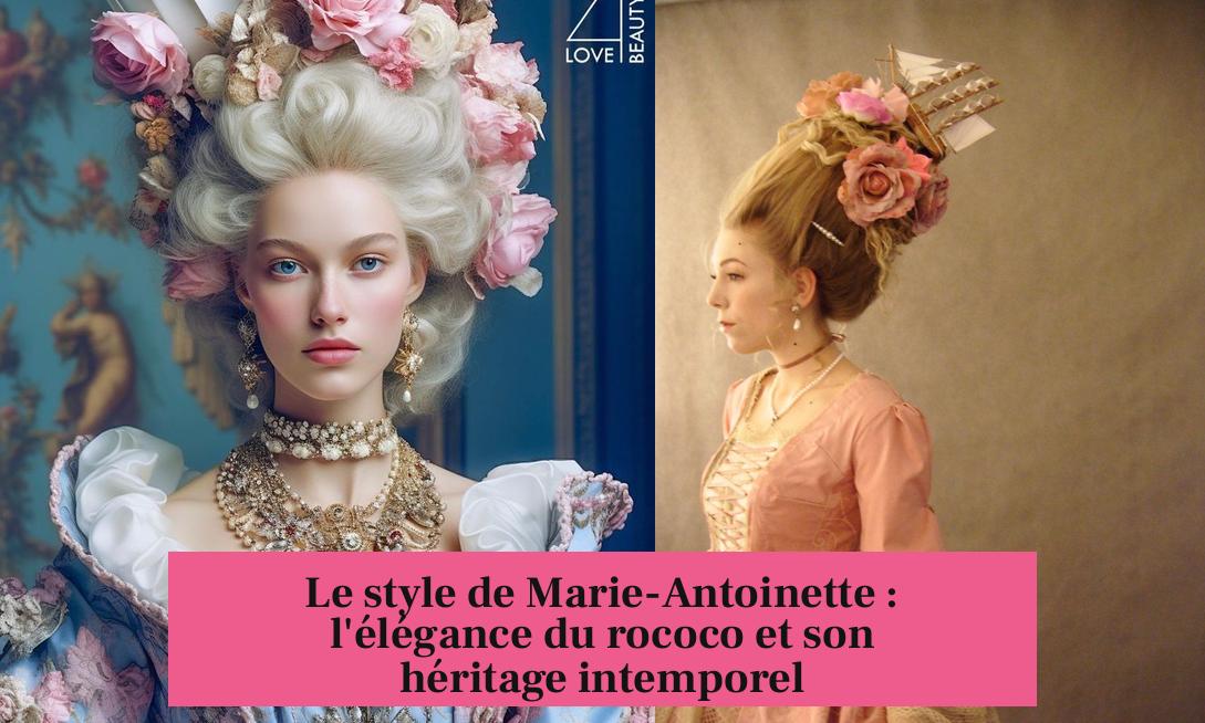 Le style de Marie-Antoinette : l'élégance du rococo et son héritage intemporel