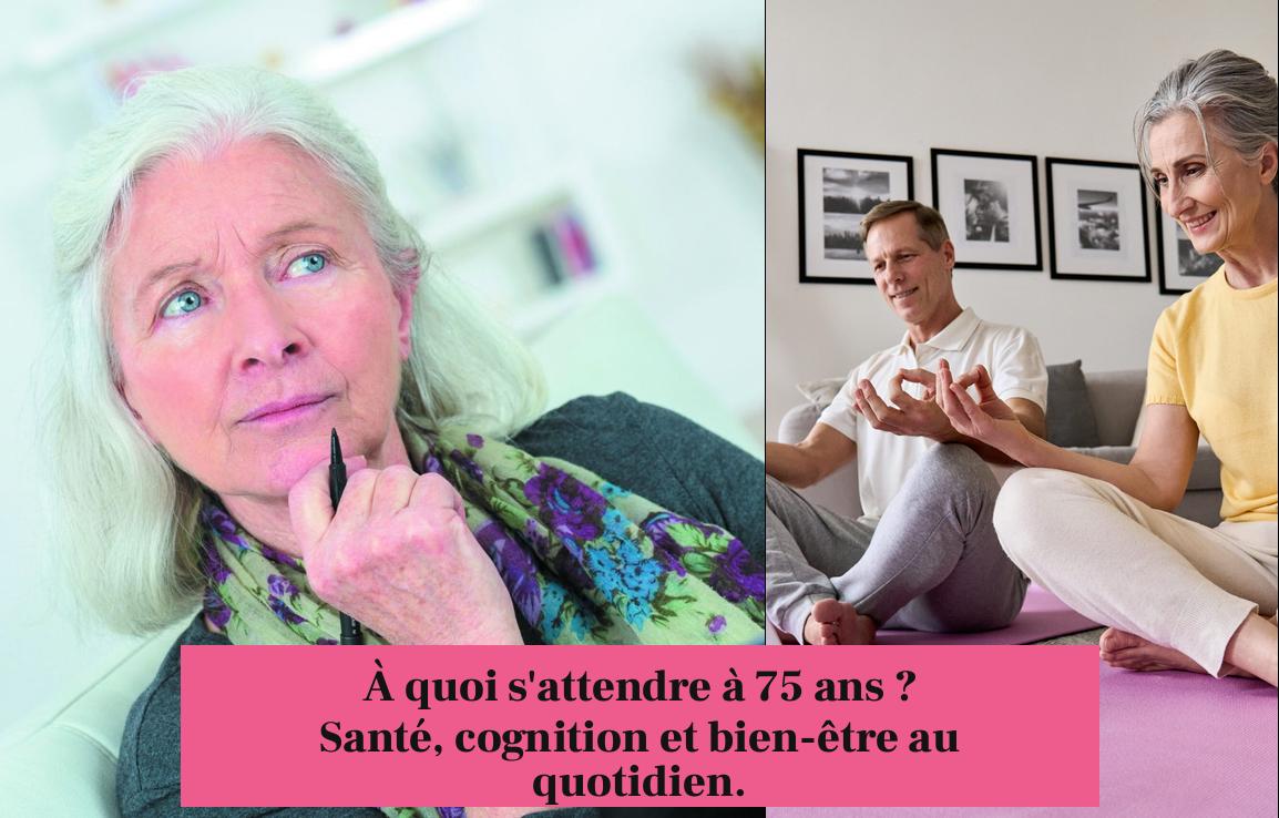 À quoi s'attendre à 75 ans ? Santé, cognition et bien-être au quotidien.