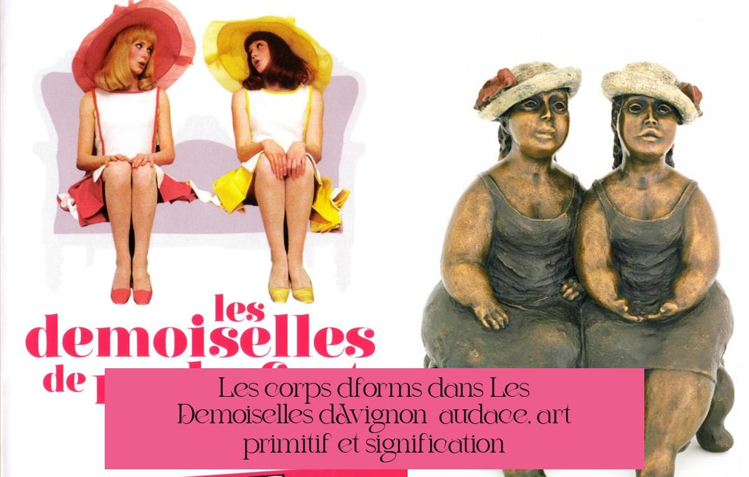 Les corps déformés dans Les Demoiselles d'Avignon : audace, art primitif et signification