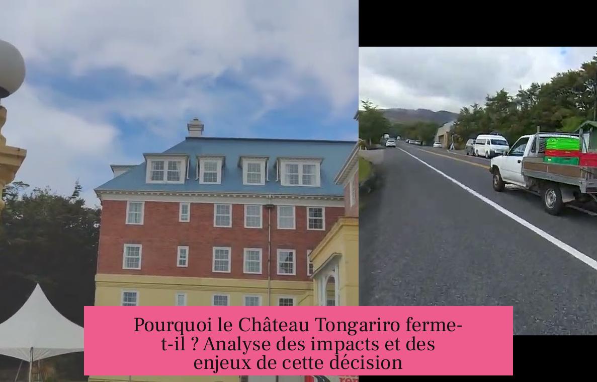 Pourquoi le Château Tongariro ferme-t-il ? Analyse des impacts et des enjeux de cette décision