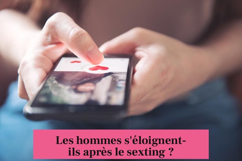 Les hommes s'éloignent-ils après le sexting ?