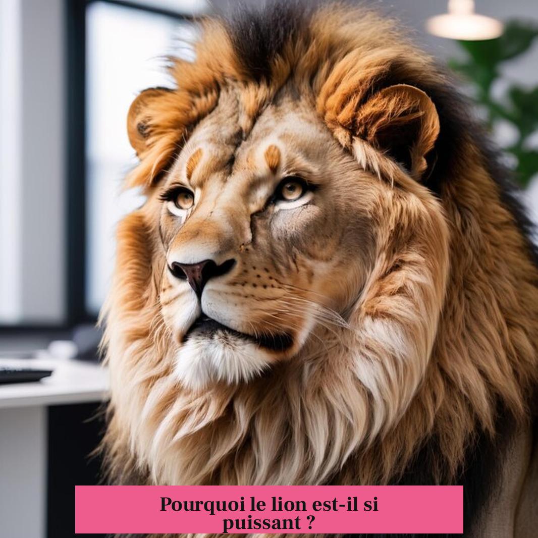 Pourquoi le lion est-il si puissant ?
