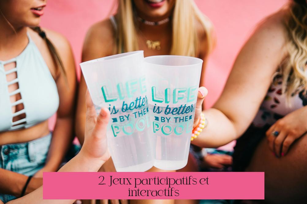 2. Jeux participatifs et interactifs