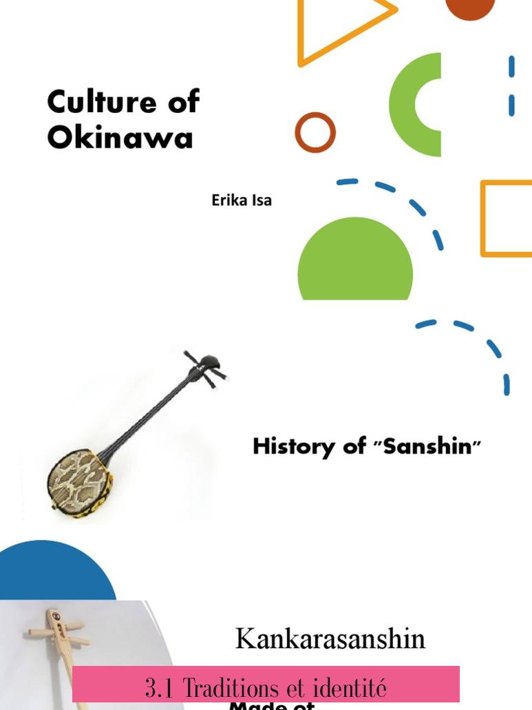 3.1 Traditions et identité