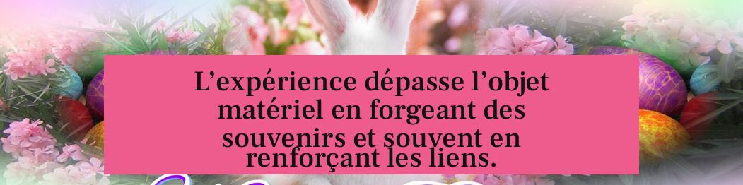L’expérience dépasse l’objet matériel en forgeant des souvenirs et souvent en renforçant les liens.