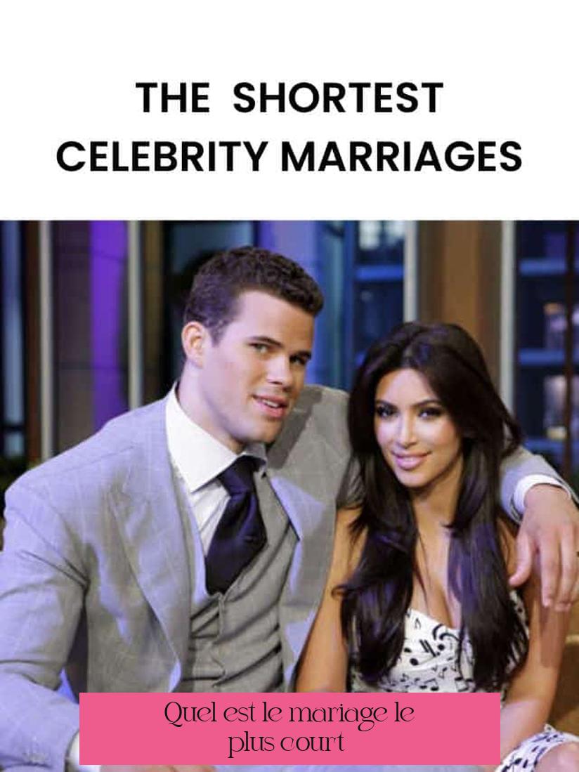 Quel est le mariage le plus court ?