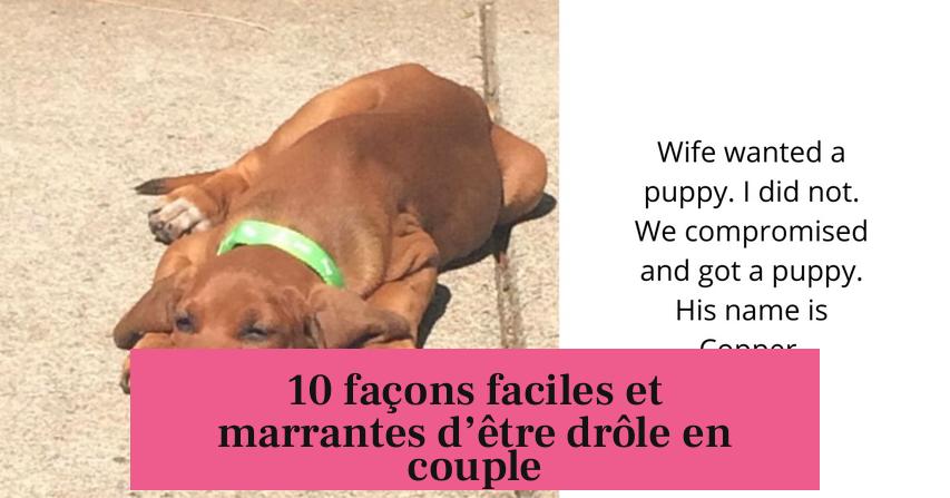 10 façons faciles et marrantes d’être drôle en couple