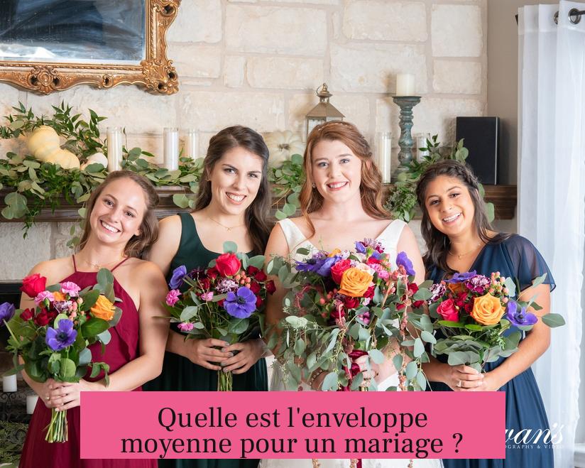 Quelle est l'enveloppe moyenne pour un mariage ?