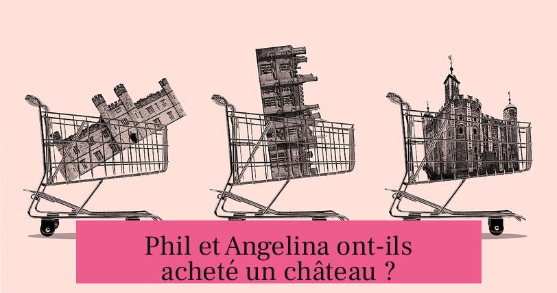 Phil et Angelina ont-ils acheté un château ?