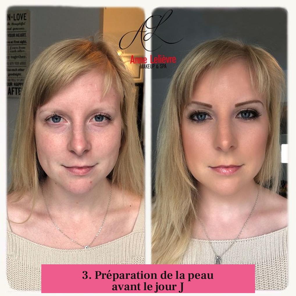 3. Préparation de la peau avant le jour J