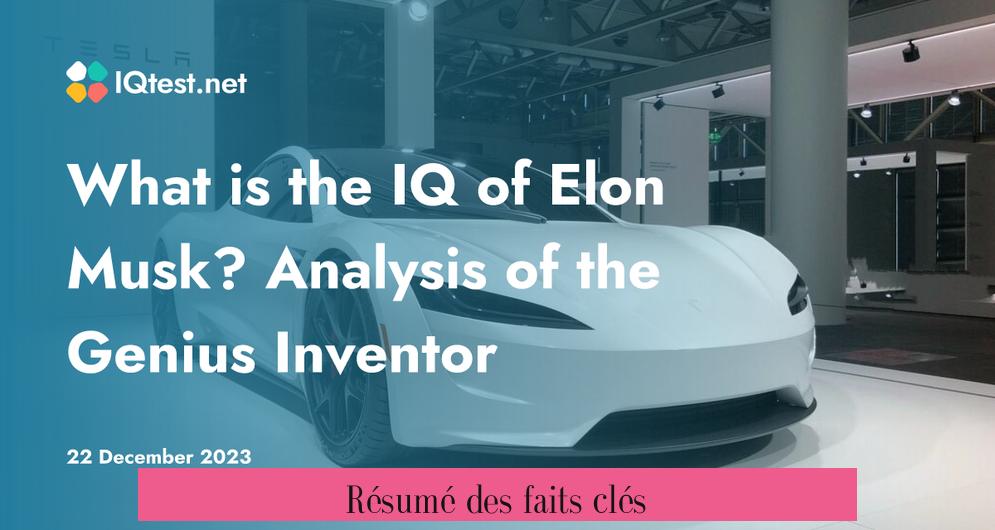 Résumé des faits clés