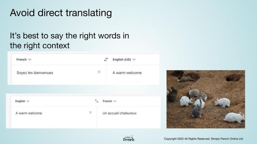 Un petit détour culturel et linguistique