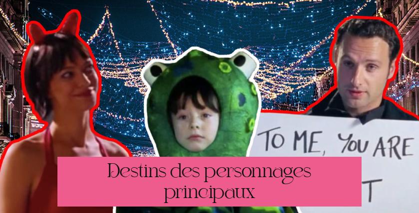 Destins des personnages principaux