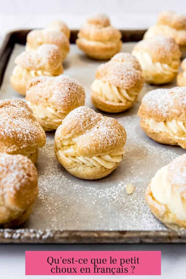 Qu'est-ce que le petit choux en français ?