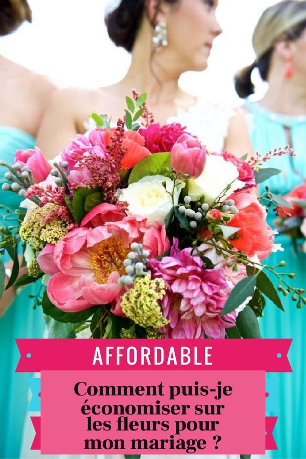 Comment puis-je économiser sur les fleurs pour mon mariage ?