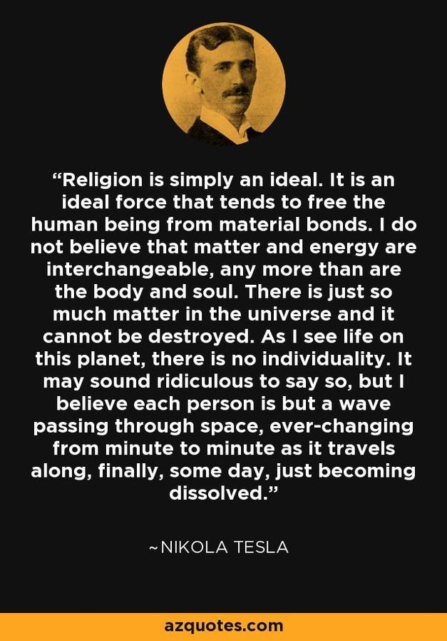 Tesla saw science and religion as complementary rather than opposing domains. Science offered a logical framework for understanding physical reality. Religion provided emotional and intuitive pathways to seek meaning.