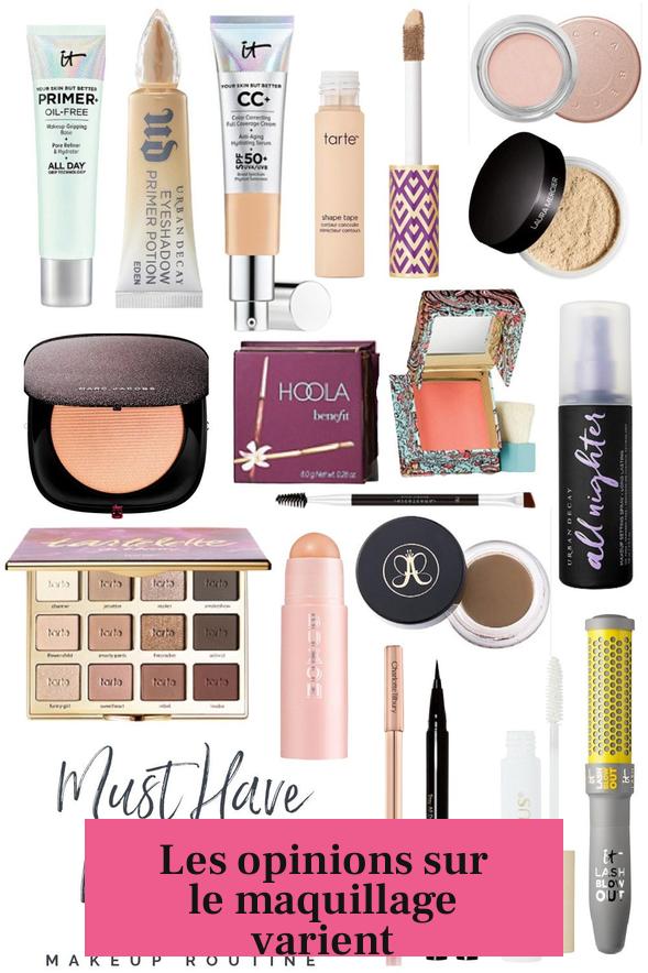 Les opinions sur le maquillage varient