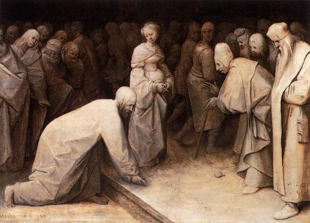 Dans Jean 8:1-11, Jésus défie les accusateurs en disant : « Que celui qui n’a jamais péché lui jette la première pierre. » Il offre ensuite le pardon à la femme, tout en lui demandant de « ne plus pécher ». Il associe donc miséricorde et appel à la transformation.