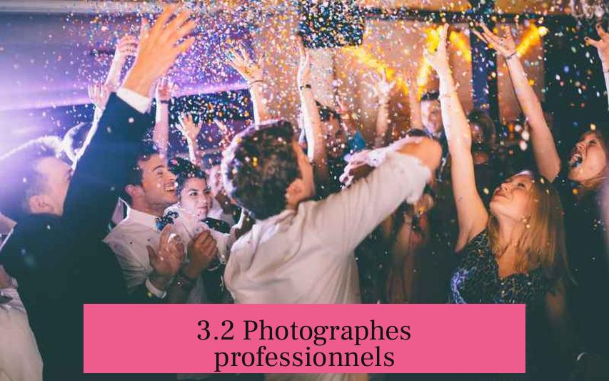 3.2 Photographes professionnels